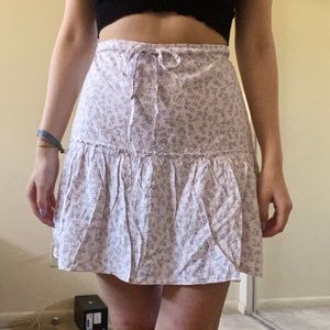 Brandy Melville Rare Kenzo Skirt in Cream and Blue